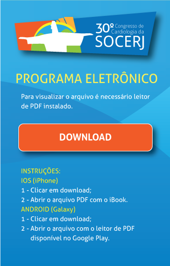 30º Congresso da SOCERJ - Programa de bolso